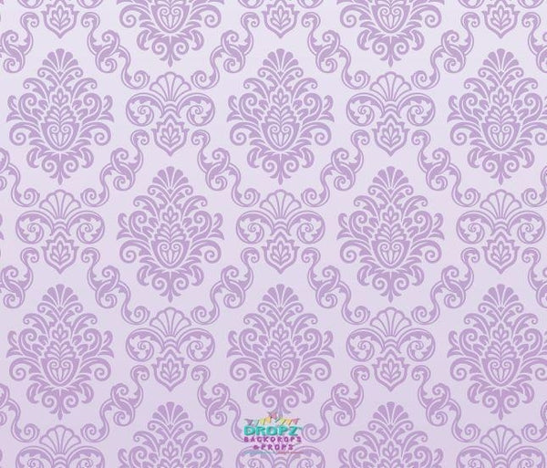 Backdrop - Lavender Damask