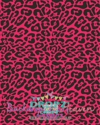 Backdrop - Leopard Print Pink