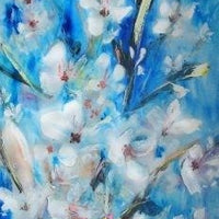 Backdrop - Oil Painted Flowers