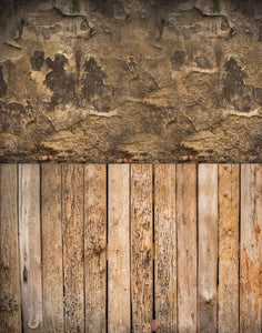 Combo - Wooden Floor & Rocky Wall